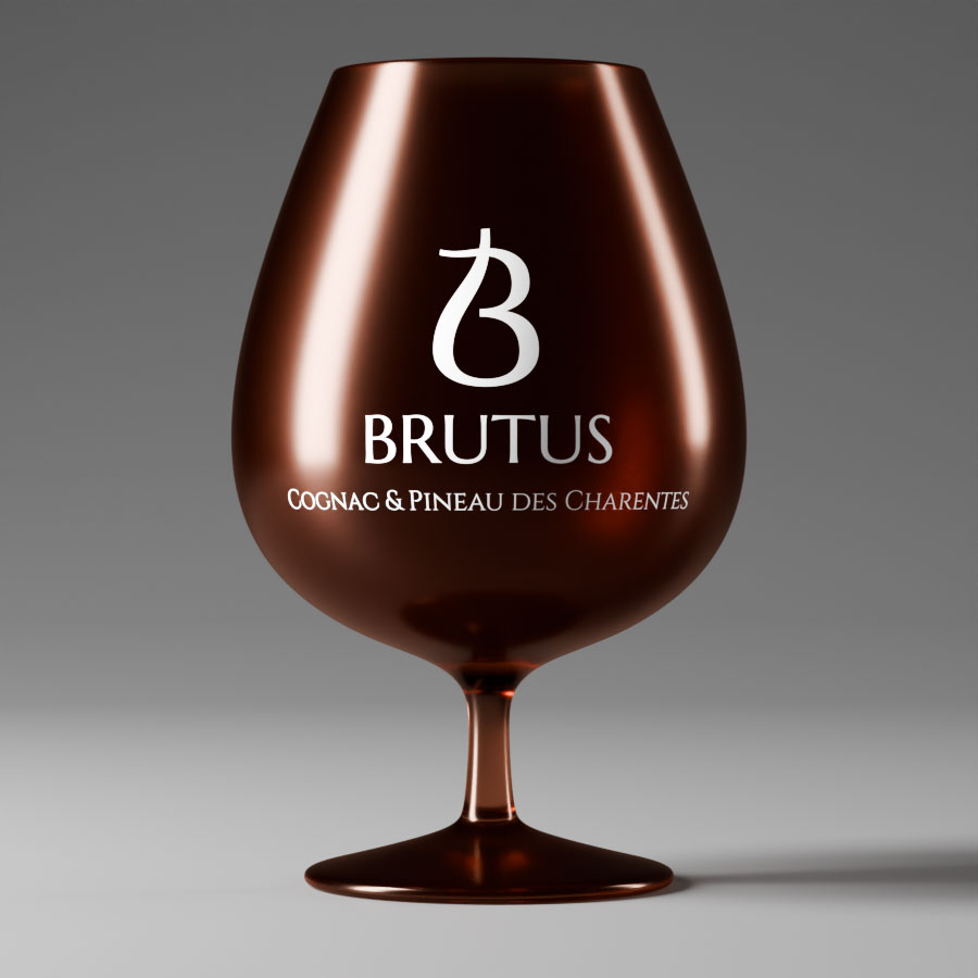Création d'un logo pour la distillerie de Cognac Brutus